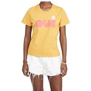 Clare V Marigold Oui Short Sleeve T-Shirt